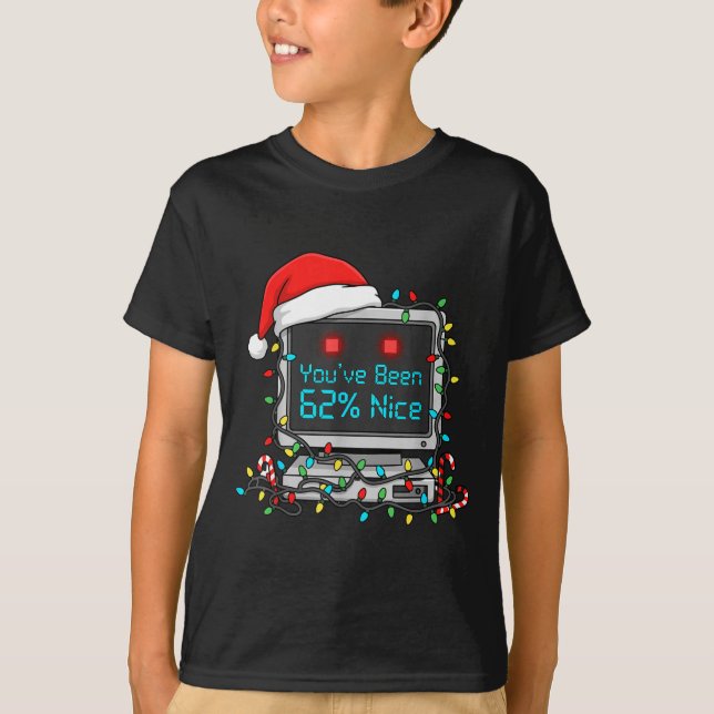 Funny Tech Christmas Geek Ai Holiday Humor Nerd Sh T-Shirt (Front)