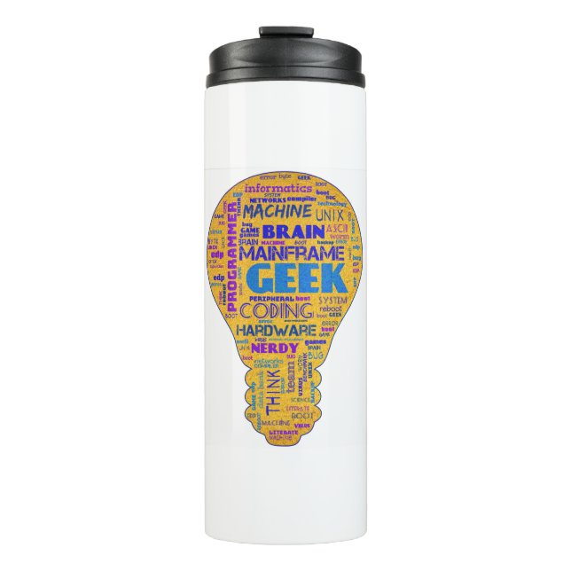 Funny Tech Humor Geek - Coders Gift Thermal Tumbler (Front)