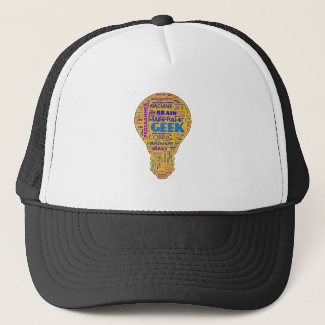 Funny Tech Humor Geek - Coders Gift Trucker Hat (Front)