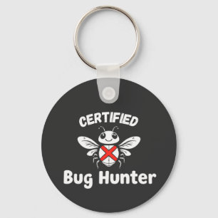 Funny Tech Keychain – “Certified Bug Hunter”