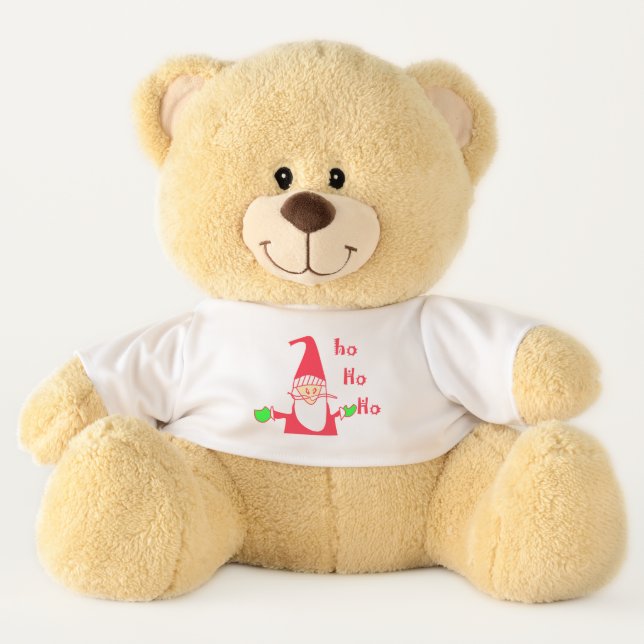 Funny Teddy Bear Christmas  (Front)