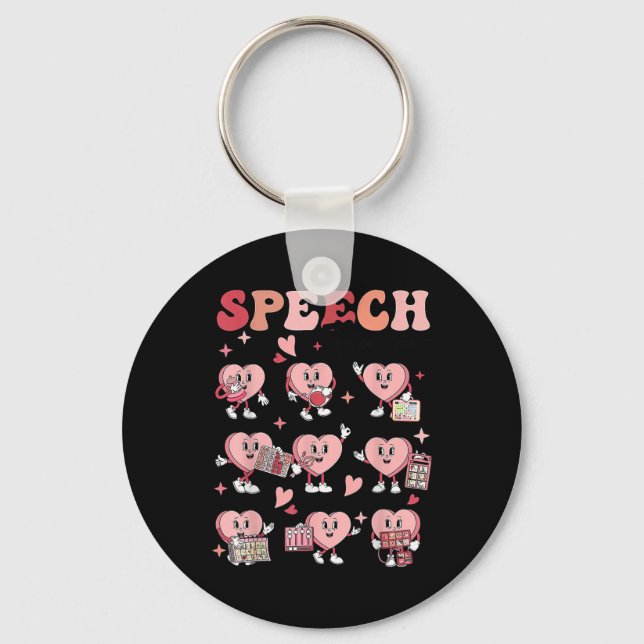 Funny Teddy Bear Pot Leaf Weed Smokin  Keychain (Front)
