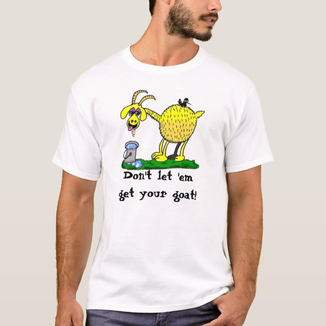 Funny Tee--Get Your Goat T-Shirt (Front)