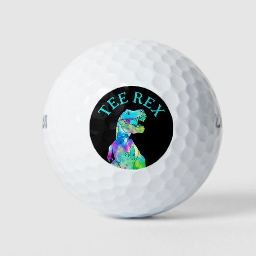 Funny Tee Rex Dinosaur Dad Joke Golf Balls
