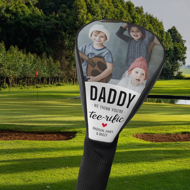 Funny Tee-rific Daddy Photo Golf Head Cover (Creator Uploaded)