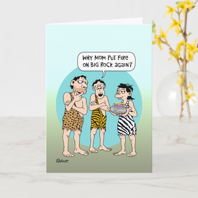 Funny Teen Birthday Card (Yellow Flower)