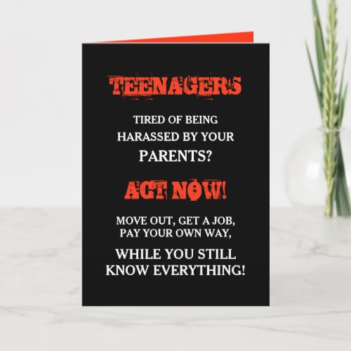 Funny Teenager | Teens Birthday