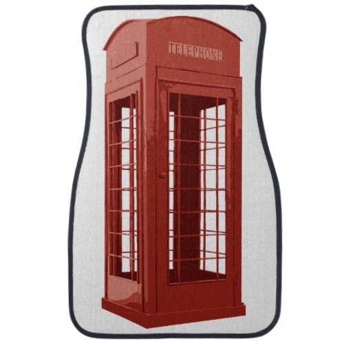 Funny Telephone Booth Car Mat