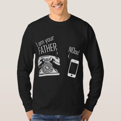 Funny Telephone I Am Your Father  T_Shirt