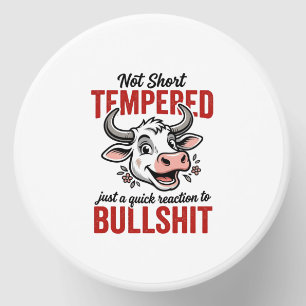 Funny Tempered Cow Vintage Mini Candle Favors