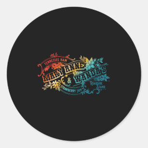 Funny Tennessee-ham Mary Anne & Wandas Strawbe Classic Round Sticker
