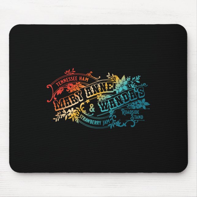 Funny Tennessee-ham Mary Anne &amp; Wandas Strawbe Mouse Pad (Front)