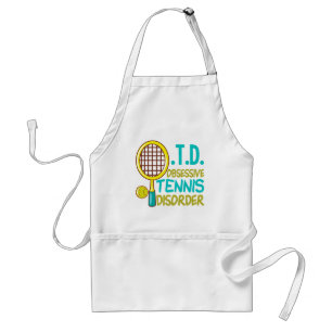 Funny Tennis Adult Apron