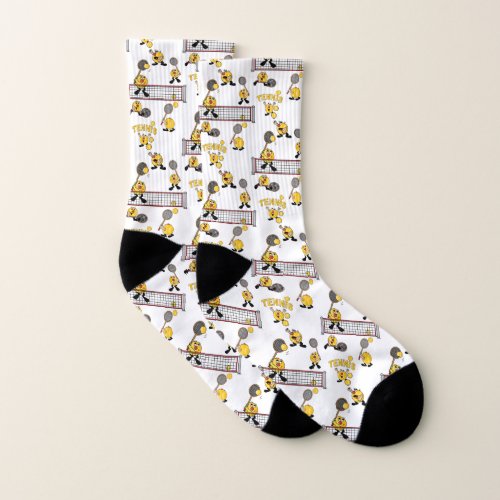 Funny Tennis Ball Players Socks