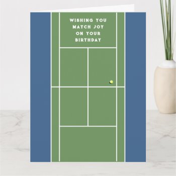 Funny Tennis Birthday Cards by ebbies at Zazzle