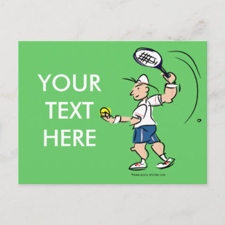 Funny tennis card for tennis player, dad, coach