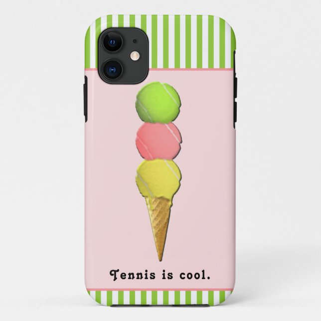 Funny Tennis Case-Mate iPhone Case (Back)