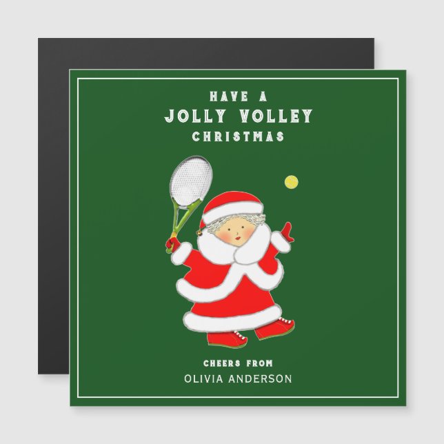 Funny Tennis Christmas (Front/Back)