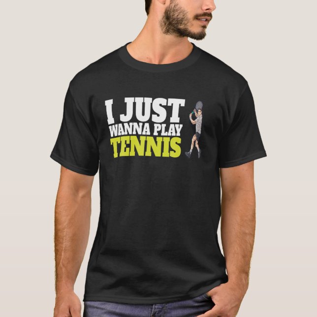 Funny Tennis For All Tennis Player T-Shirt (Front)