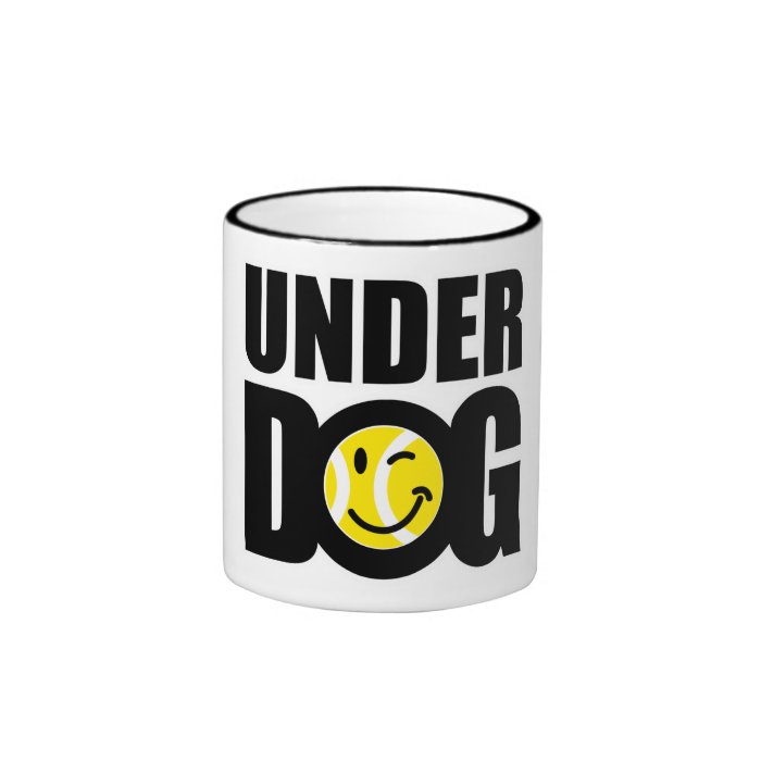 Funny tennis gift with humorous slogan saying mug