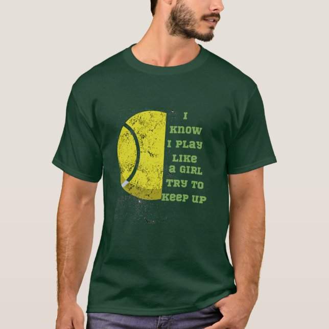 Funny tennis joke T-Shirt (Front)