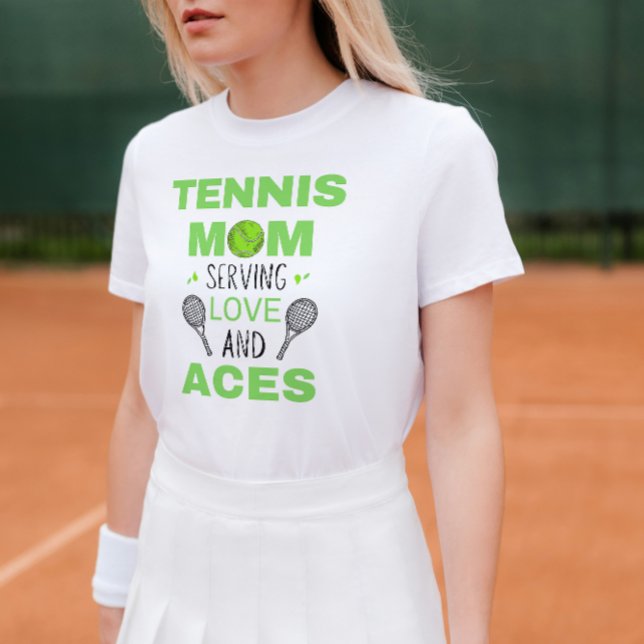 Funny Tennis Mom T-Shirt – Love and Aces (Creator Uploaded)