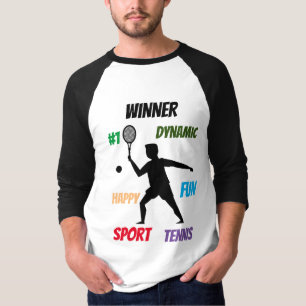 Funny Tennis Player Quote Design – Cool Sport T-Shirt