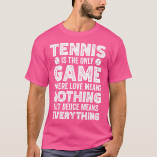 Funny Tennis Playing Tennis Player Sports Racket B T-Shirt