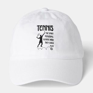 Funny Tennis – Tennis vs Pickleball Humor Hat