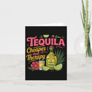 Funny Tequila Drinking Cinco De Mayo Mexican Party Card