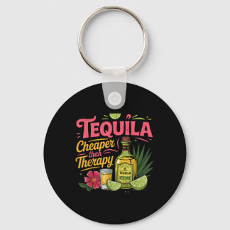 Funny Tequila Drinking Cinco De Mayo Mexican Party Keychain