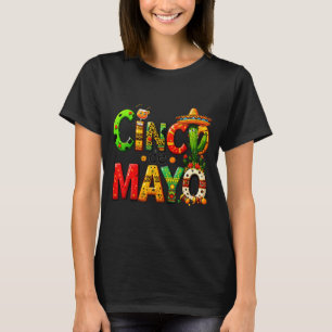 Funny Tequila Drinking Cinco De Mayo Mexican Party T-Shirt