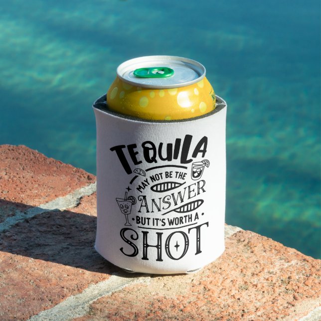 Funny Tequila May Not Be the Answer Can Cooler (In Situ Pool)