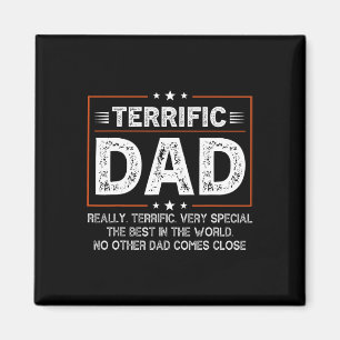 Funny Terrific Dad Donald Trump Happy Fathers Day Magnet