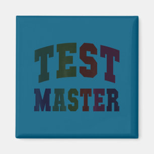 Funny test master testing day teacher mode on elaF Magnet