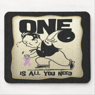 Funny Testicular Cancer Survivor Mouse Pad