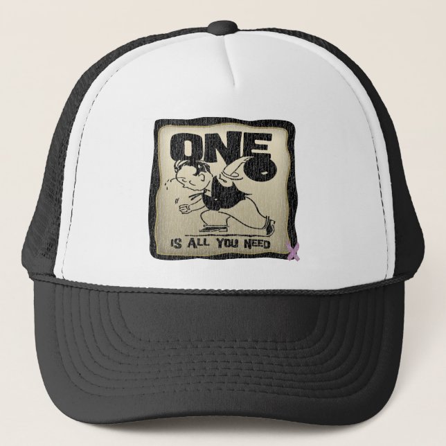Funny Testicular Cancer Survivor Trucker Hat (Front)