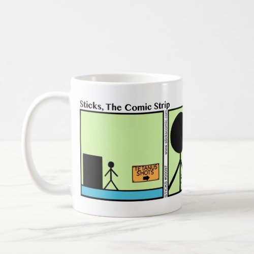 Funny Tetanus Shot Stickman Mug _ 097