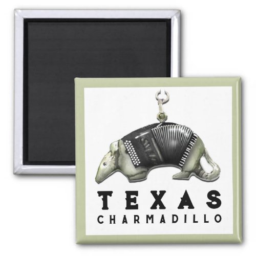 Funny Texas Armadillo Magnet