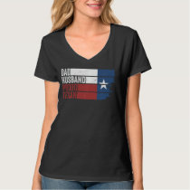 Funny Texas Dad Husband Proud Texan T-Shirt