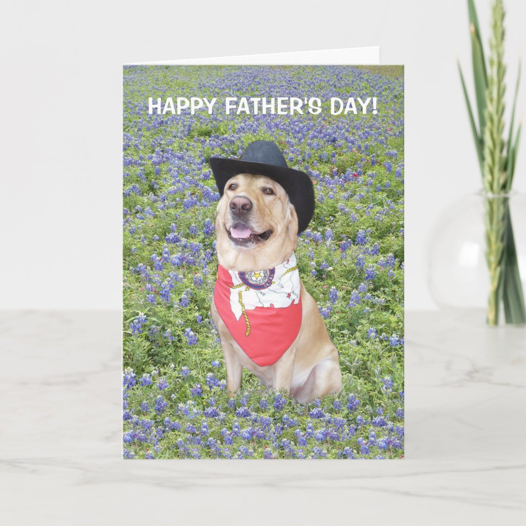 Funny Texas Father's Day Card Zazzle