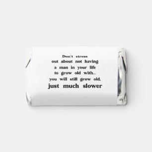 Funny text about women and men. hershey's miniatures