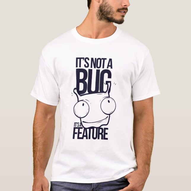 Funny Text Design cartoon T-Shirt (Front)