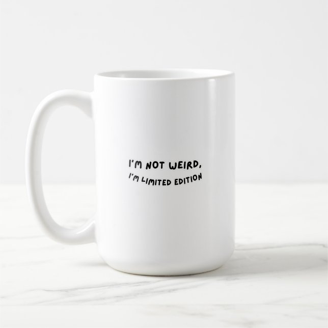 Funny Text Mug (Left)