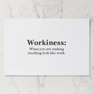 Funny Text Office Humor Desk Size Scratch Paper Pad