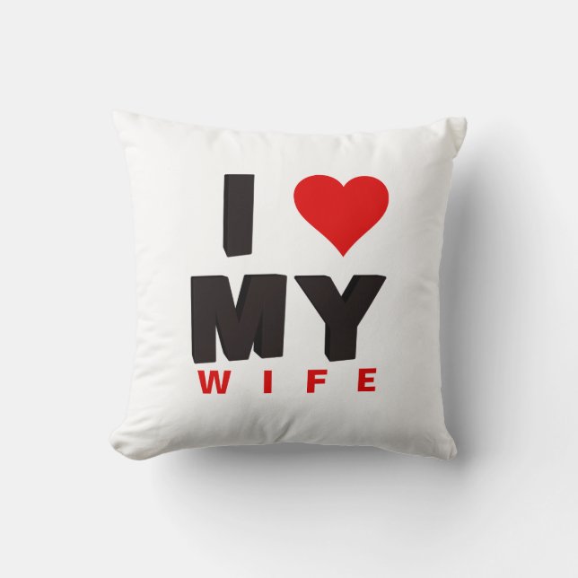 Funny Text Throw Pillow (Front)