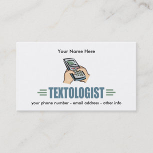 Funny Texting Business Card