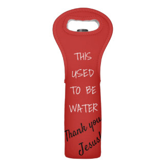 Funny "Thank you Jesus" Wine Tote