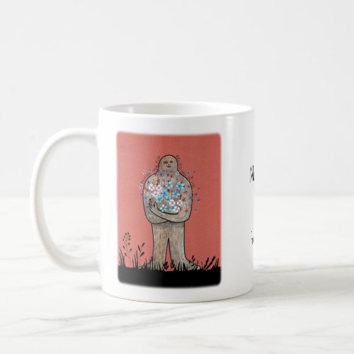 Funny Thank you Teacher Gift Bigfoot custom name Coffee Mug