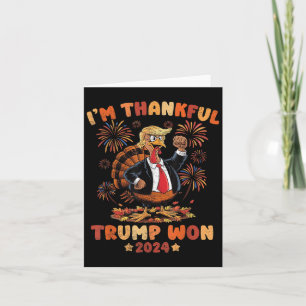 Funny Thanksgiving 2024 Election Winner Shirts Tru Card